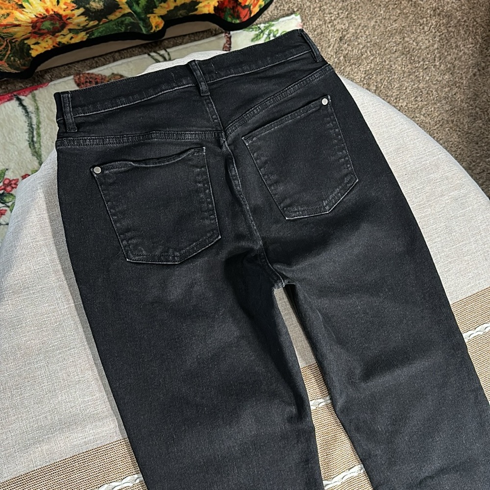 Woman’s Jeans We The Free Black Tall Boot Cut High Rise size 29 Stretch - Picture 6 of 10
